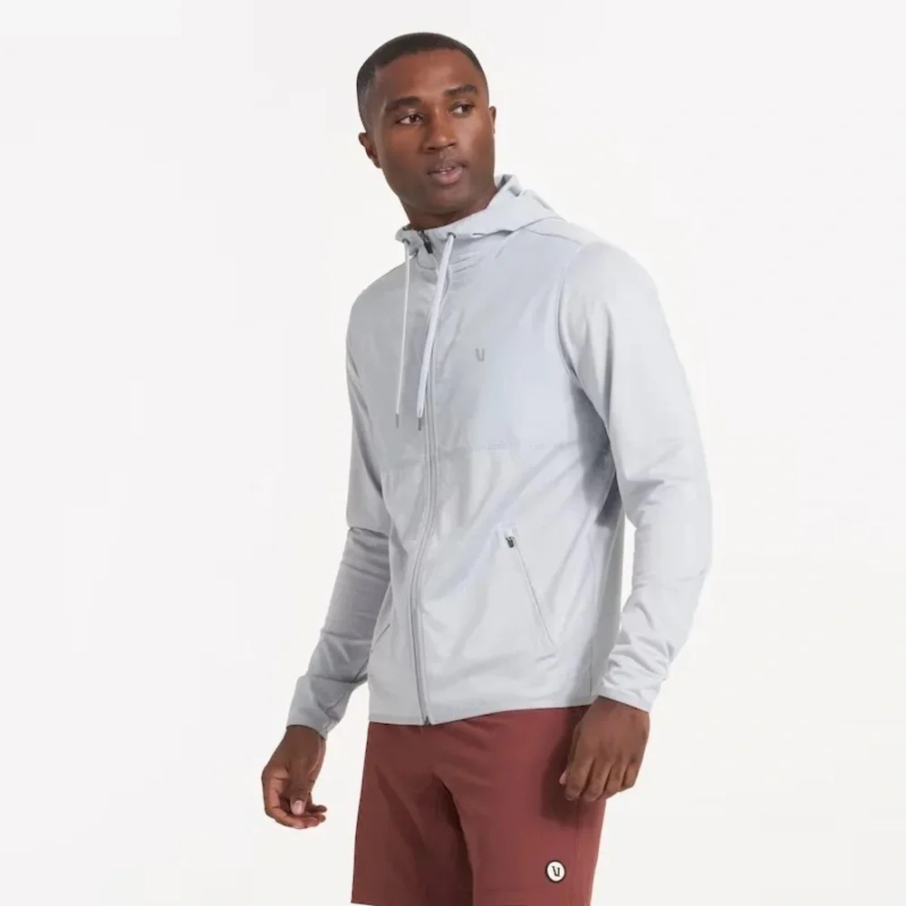 NWT VUORI MEN'S SUNDAY ELEMENT JACKET PLATINUM‎ HEATHER